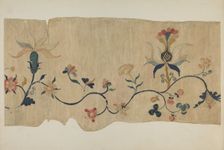 Valance (Detail), c. 1941. Creator: Marion Gaylord
