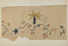 Valance (Detail), c. 1941. Creator: Marion Gaylord