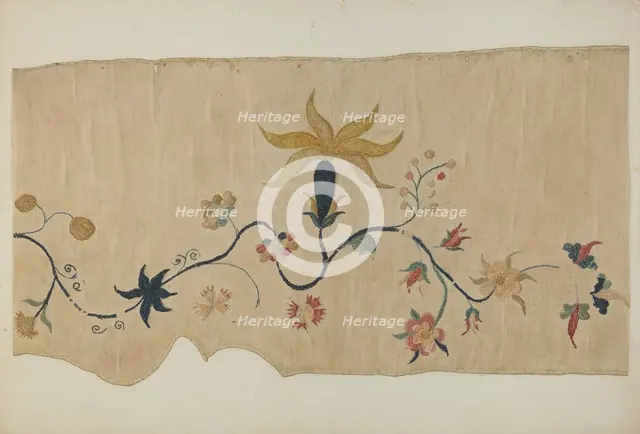 Valance (Detail), c. 1941. Creator: Marion Gaylord.