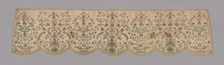 Valance, England, 18th century. Creator: Unknown