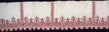 Valance (For a Bed), Cyclades, 18th century. Creator: Unknown