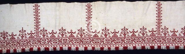 Valance (For a Bed), Cyclades, 18th century. Creator: Unknown.