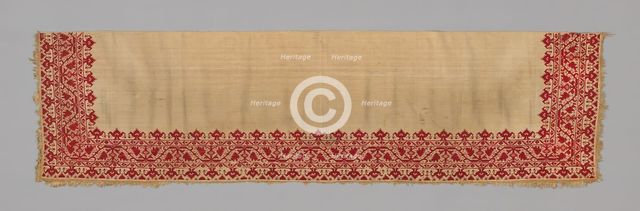 Valance (For a Bed), Cyprus, 18th century. Creator: Unknown.
