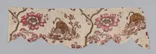 Valance (Furnishing Fabric), France, 1780/1800. Creator: Unknown