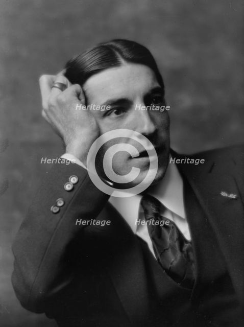 Valbel, Henri, Mr., portrait photograph, 1917 Apr. 30. Creator: Arnold Genthe.