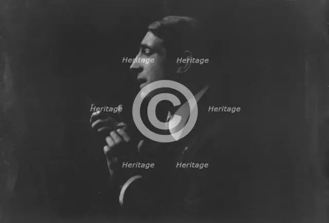 Valbel, Henri, Mr., portrait photograph, 1917 Apr. 30. Creator: Arnold Genthe.