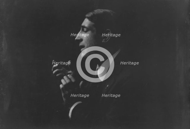 Valbel, Henri, Mr., portrait photograph, 1917 Apr. 30. Creator: Arnold Genthe.