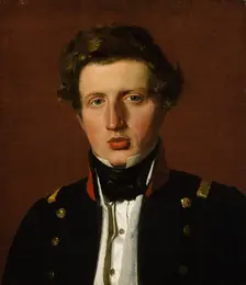 Valdemar Hjartvar Købke (1813-1893), the Artist's Brother, ca. 1838. Creator: Christen Købke
