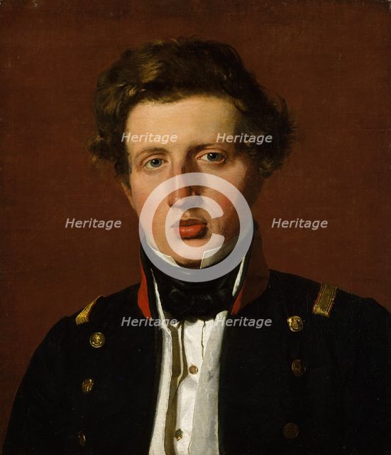 Valdemar Hjartvar Købke (1813-1893), the Artist's Brother, ca. 1838. Creator: Christen Købke.
