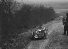 Vale Special 2-seater sports competing in a trial, Crowell Hill, Chinnor, Oxfordshire, 1930s. Artist: Bill Brunell