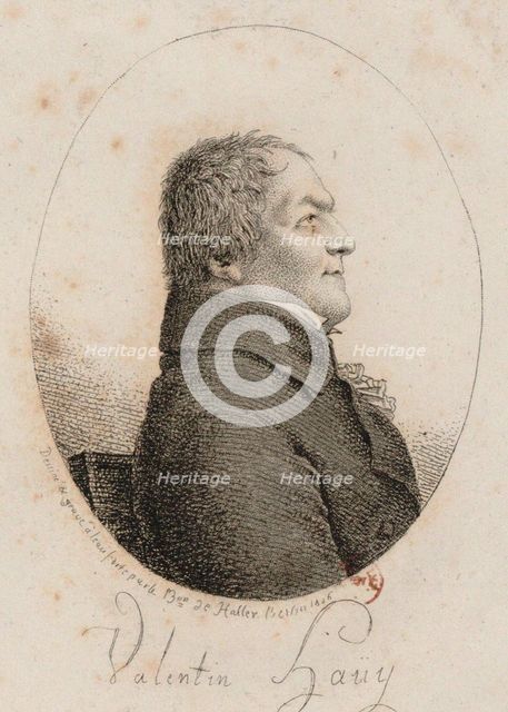 Valentin Haüy (1745-1822), 1806.