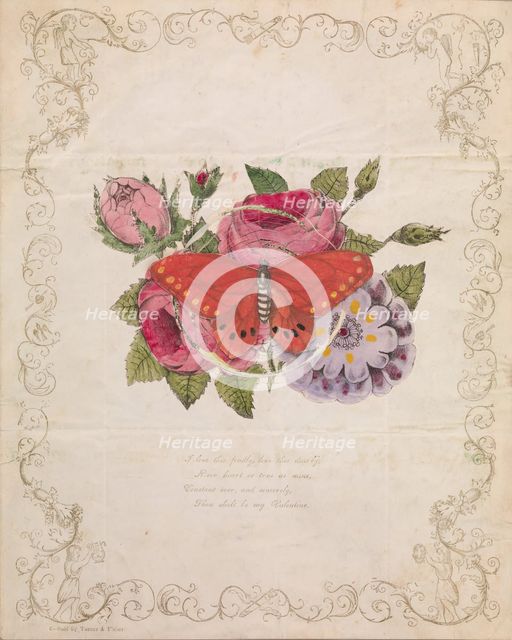 Valentine, 1841. Creator: Anon.