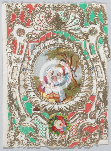 Valentine, 1850-1860. Creator: Anon.