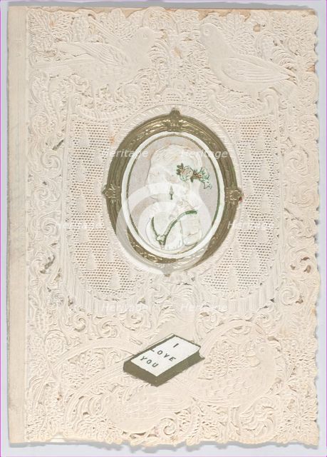 Valentine, 1859-1869. Creator: Anon.