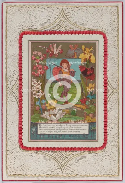 Valentine, 1874. Creator: Catherine Greenaway.
