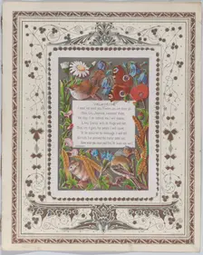 Valentine, 1874. Creator: Catherine Greenaway