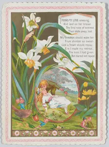 Valentine, 1874. Creator: Catherine Greenaway