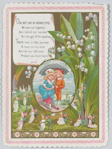 Valentine, 1874. Creator: Catherine Greenaway