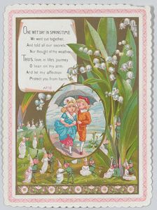 Valentine, 1874. Creator: Catherine Greenaway