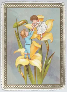 Valentine, 1875-1880. Creator: Catherine Greenaway