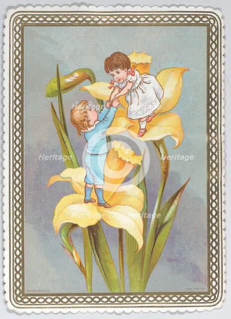 Valentine, 1875-1880. Creator: Catherine Greenaway.