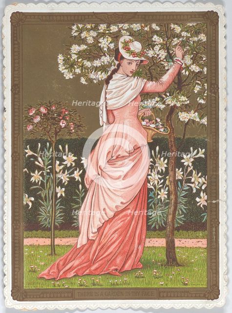Valentine, 1876. Creator: Walter Crane.