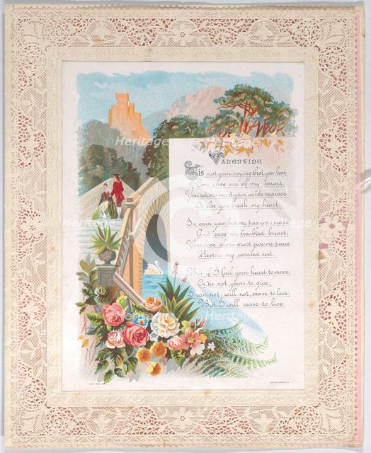 Valentine, 1876. Creator: Anon.