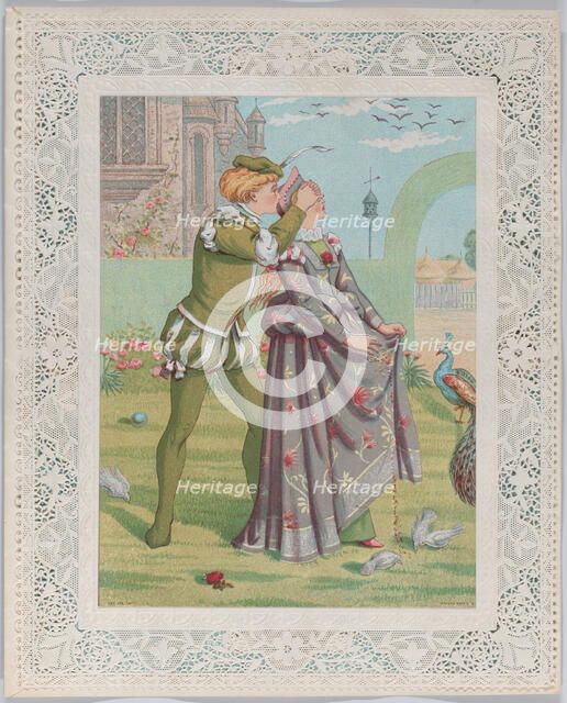 Valentine, 1876. Creator: Catherine Greenaway.
