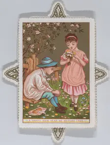 Valentine, 1876. Creator: Catherine Greenaway