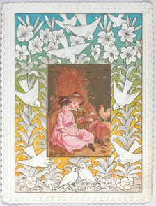 Valentine, 1876. Creator: Catherine Greenaway