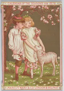 Valentine, 1876. Creator: Catherine Greenaway
