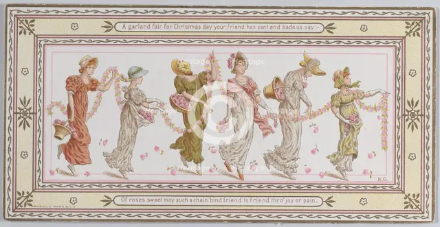 Valentine, 1881. Creator: Catherine Greenaway.