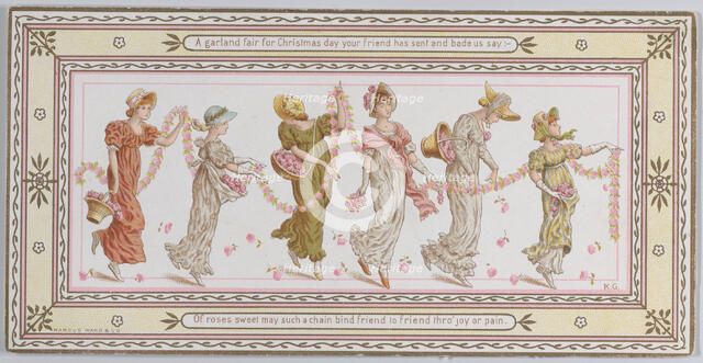 Valentine, 1881. Creator: Catherine Greenaway.