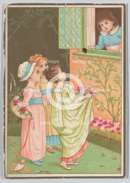 Valentine, 1883. Creator: Catherine Greenaway.