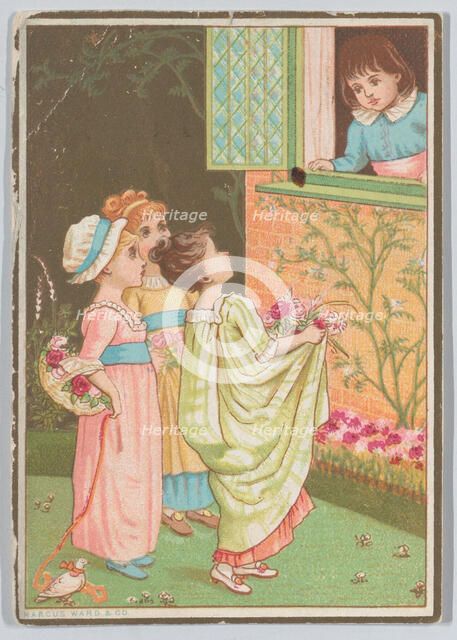 Valentine, 1883. Creator: Catherine Greenaway.