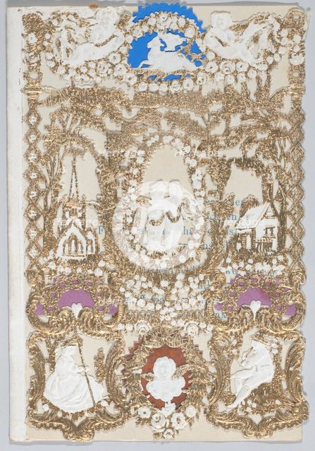 Valentine, mid 19th century. Creator: Anon.