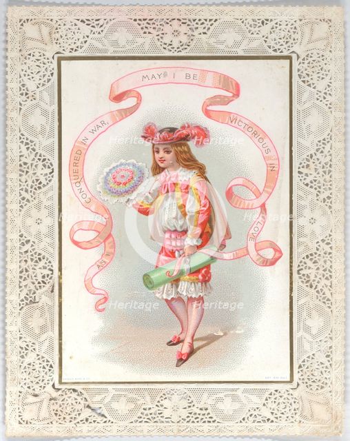 Valentine, before 1880. Creator: Anon.