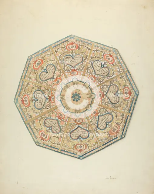 Valentine, c. 1937. Creator: John Thorsen.