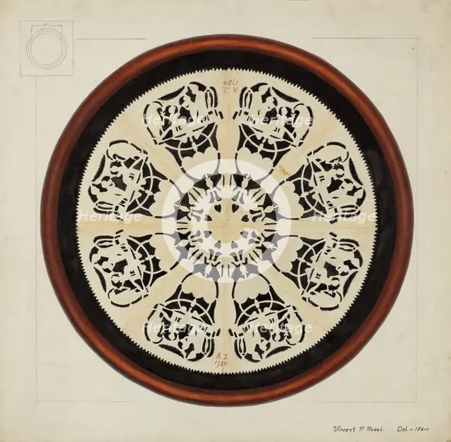 Valentine, c. 1937. Creator: Vincent P. Rosel.