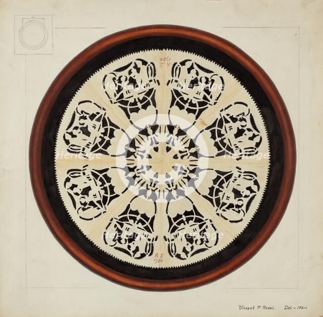 Valentine, c. 1937. Creator: Vincent P. Rosel.