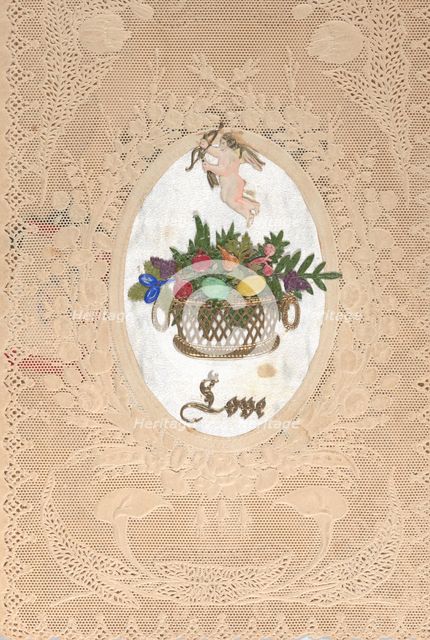 Valentine, ca. 1850. Creator: Anon.