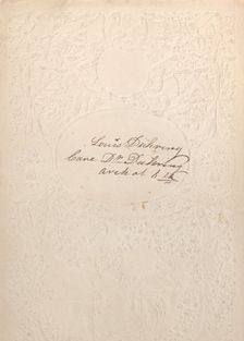 Valentine, ca. 1860. Creator: Anon