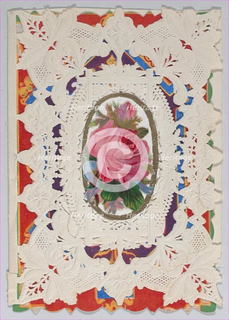 Valentine, ca. 1880. Creator: Anon.