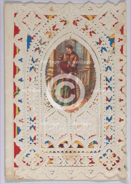 Valentine, ca. 1880. Creator: Anon.