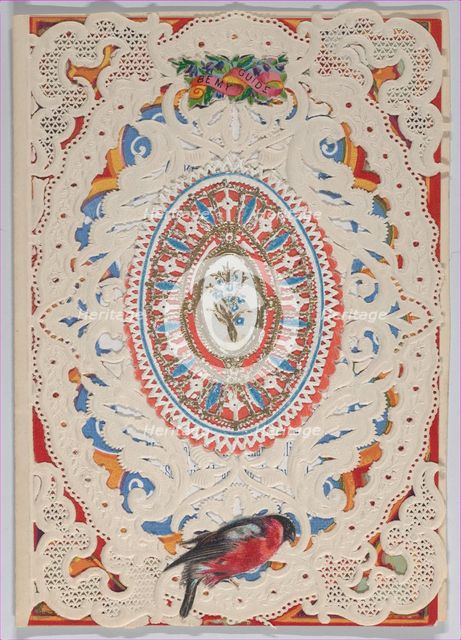 Valentine, ca. 1880. Creator: Anon.