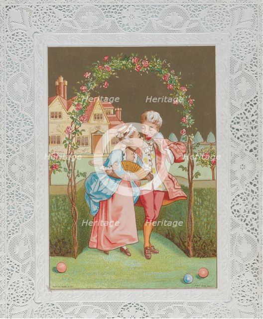 Valentine, ca. 1880. Creator: Catherine Greenaway.