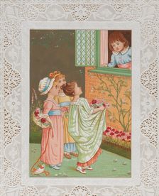 Valentine, ca. 1880. Creator: Catherine Greenaway