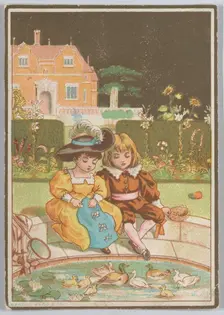 Valentine, ca. 1880. Creator: Catherine Greenaway