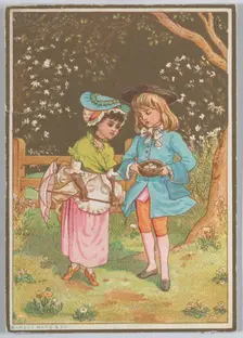 Valentine, ca. 1880. Creator: Catherine Greenaway
