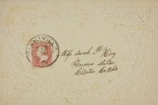 Valentine envelope, n.d. Creator: Unknown